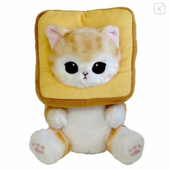 Japan Mofusand Chubby Potetama Plush Toy - Bread Cat / Pan Nyan - 1