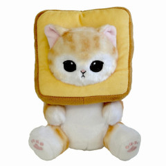 Japan Mofusand Chubby Potetama Plush Toy - Bread Cat / Pan Nyan