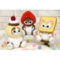 Japan Mofusand Chubby Potetama Plush Toy - Bread Cat / Pan Nyan - 2
