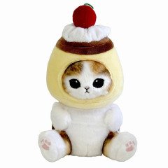 Japan Mofusand Chubby Potetama Plush Toy - Pudding Cat / Purin Nyan