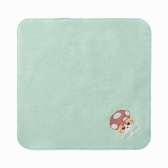 Japan Mofusand One Point Embroidery Hand Towel - Mushroom Cat / Kinoko Nyan