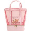 Japan San-X Mesh Insulated Tote Bag - Korilakkuma / Full of Strawberry Day - 2