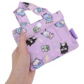 Japan Sanrio Eco Shopping Bag - Hapidanbui / Purple - 4