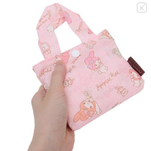 Japan Sanrio Eco Shopping Bag - My Melody / Love Letter - 4