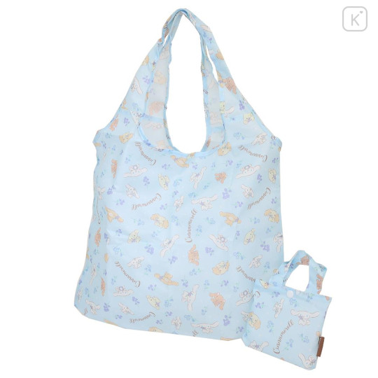 Japan Sanrio Eco Shopping Bag - Cinnamoroll / Flora - 1