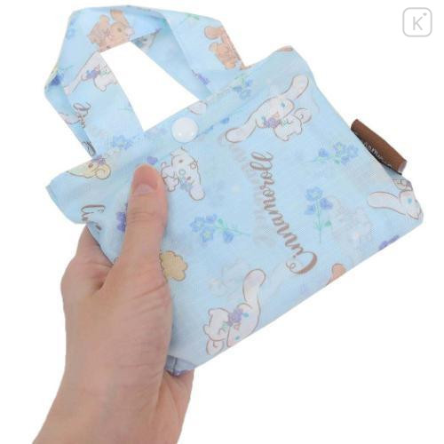 Japan Sanrio Eco Shopping Bag - Cinnamoroll / Flora - 4