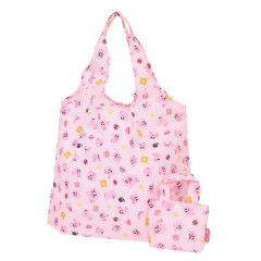 Japan Kirby × Makoto Ozu Eco Shopping Bag - Pixel Kirbry / Pink