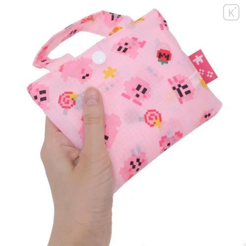 Japan Kirby × Makoto Ozu Eco Shopping Bag - Pixel Kirbry / Pink - 4