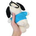 Japan Peauts Eco Shopping Bag & Mascot Plush - Snoopy / Joe Cool - 3