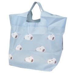 Japan Peanuts Mini Eco Lunch Bag & Bottom Plate - Snoopy / Light Blue