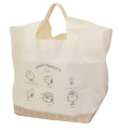 Japan Peanuts Mini Eco Lunch Bag & Bottom Plate - Snoopy / Friends - 1