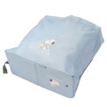 Japan Peanuts Eco Shopping Bag & Bottom Plate - Snoopy / Light Blue - 2