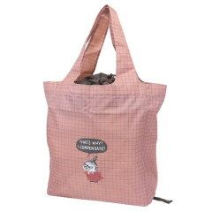 Japan Moomin Eco Shopping Bag & Bottom Plate - Little My