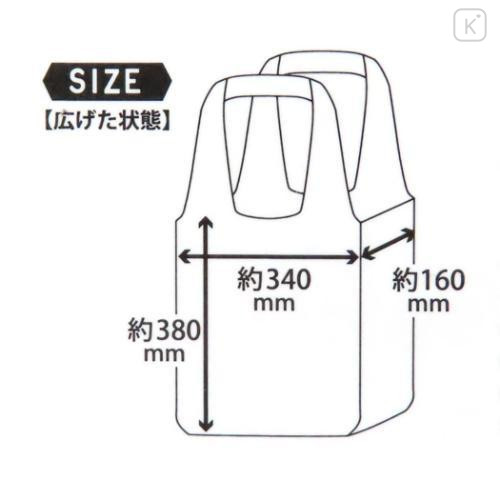 Japan Moomin Eco Shopping Bag & Bottom Plate - Little My - 7