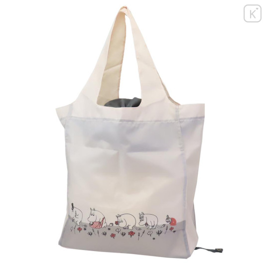 Japan Moomin Eco Shopping Bag & Bottom Plate - Characters - 1