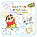 Japan Crayon Shin-chan Mini Towel Handkerchief - Drawing - 1