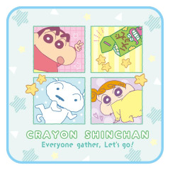 Japan Crayon Shin-chan Mini Towel Handkerchief - Let's Go
