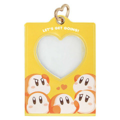 Japan Kirby Photo Holder Card Case Keychain Stand - Waddle Dee / Light Orange