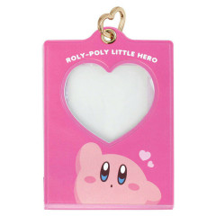 Japan Kirby Photo Holder Card Case Keychain Stand - Pink
