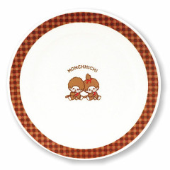 Japan Monchhichi Porcelain Plate - Gingham