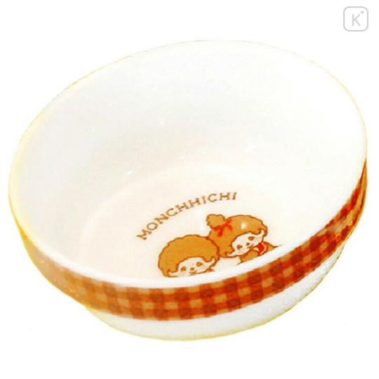 Japan Monchhichi Porcelain Stack Bowl (S) - Gingham - 1