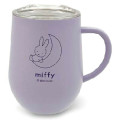 Japan Miffy Stainless Steel Mug with Lid - Good Night Purple - 1