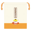 Japan Sanrio Drawstring Pouch - Pompompurin / Sushi - 1