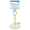 Japan Sanrio Metal Keychain - Cinnamoroll / Sushi - 1