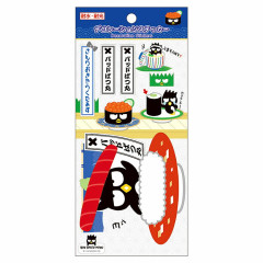 Japan Sanrio Decoration Vinyl Sticker - Bad Badtz-Maru / Sushi