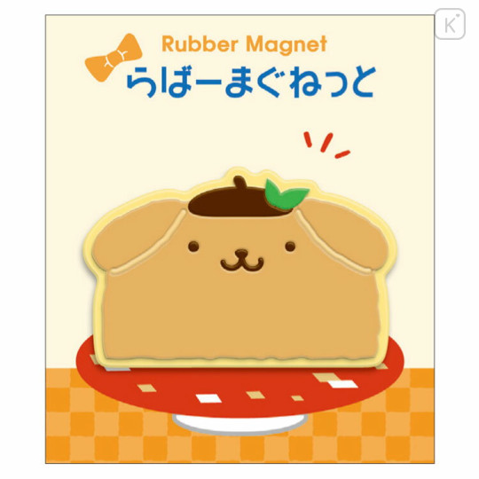 Japan Sanrio Rubber Magnet - Pompompurin / Sushi - 1