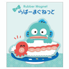 Japan Sanrio Rubber Magnet - Hangyodon / Sushi