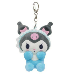 Japan Sanrio Mascot Holder - Kuromi / Baby Blue
