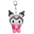 Japan Sanrio Favorite Color Mascot Holder - Kuromi : Baby Pink - 1
