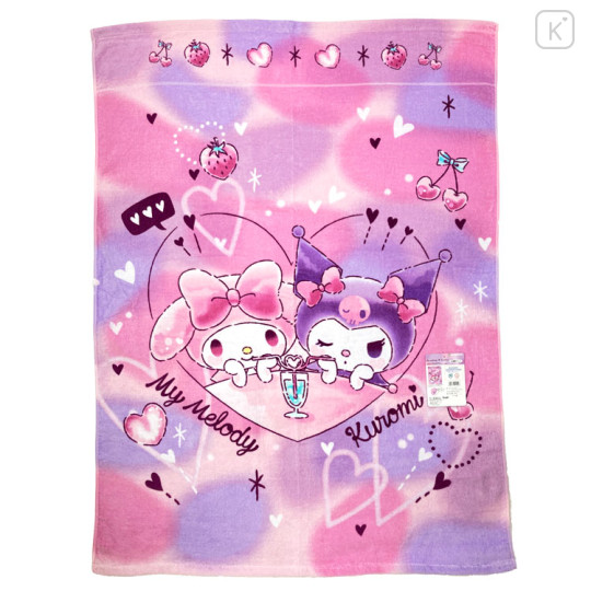 Japan Sanrio Nap Blanket - My Melody & Kuromi / Girl Talk | Kawaii Limited