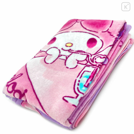 Japan Sanrio Nap Blanket - My Melody & Kuromi / Girl Talk - 2