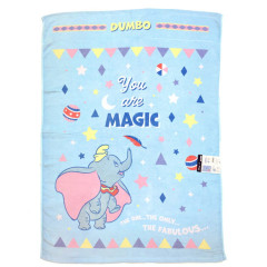Japan Disney Nap Blanket - Dumbo / Blue