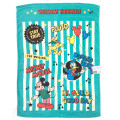 Japan Disney Nap Blanket - Mickey Mouse & Friends / Green - 1