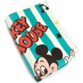 Japan Disney Nap Blanket - Mickey Mouse & Friends / Green - 2