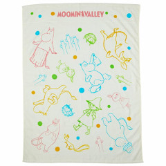 Japan Moomin Nap Blanket - Characters