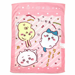 Japan Chiikawa Nap Blanket - Friends / Pink