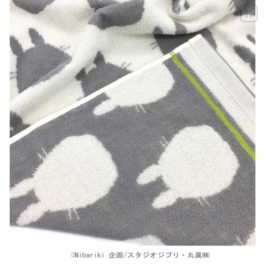 Japan Ghibli Nap Blanket - My Neighbor Totoro / Grey Silhouette - 3