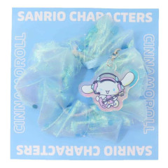 Japan Sanrio Hair Scrunchie & Acrylic Mascot - Cinnamoroll / Auroras Band