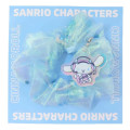 Japan Sanrio Hair Scrunchie & Acrylic Mascot - Cinnamoroll / Auroras Band - 1