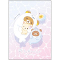 Japan San-X Double-sided A5 Clear Holder - Rilakkuma / Ocean Relax Mood A - 1