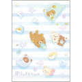 Japan San-X Double-sided A5 Clear Holder - Rilakkuma / Ocean Relax Mood B - 1