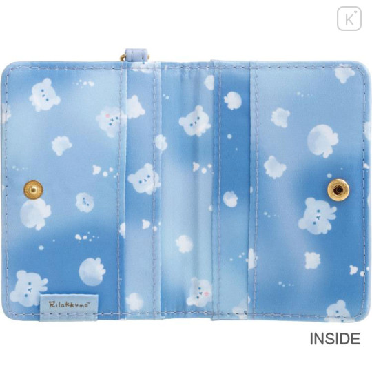 Japan San-X Pass Case Card Holder - Rilakkuma / Ocean Relax Mood - 3