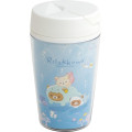 Japan San-X Clear Tumbler Bottle - Rilakkuma / Ocean Relax Mood - 1