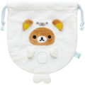 Japan San-X Plush Drawstring Pouch - Rilakkuma / Ocean Relax Mood - 2