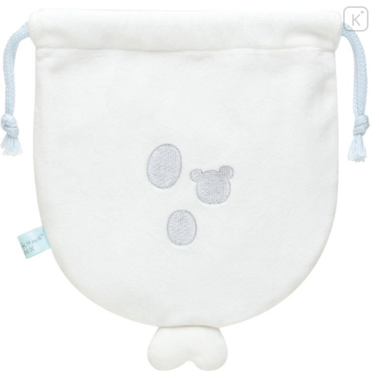 Japan San-X Plush Drawstring Pouch - Rilakkuma / Ocean Relax Mood - 3