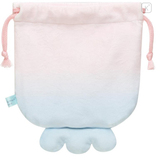 Japan San-X Plush Drawstring Pouch - Kiiroitori / Ocean Relax Mood - 3